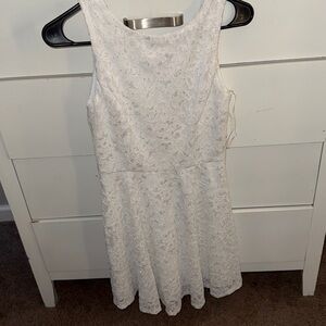 Speechless White Lace Prom Dress